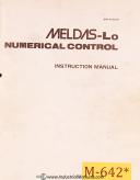 Mitsubishi-Mitsubishi Meldas Lo, Numerical Control, install Operation Program and Wiring Ma-LO-01